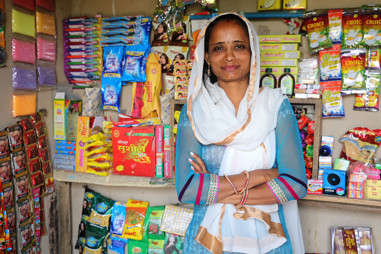 A rural agri-input distributor and retailer using a digital ordering tool